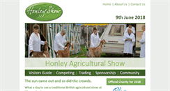 Desktop Screenshot of honleyshow.co.uk